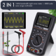 TOOLTOP-ET828 Pro 2 em 1 Oscilosc&oacute;pio Digital e Mult&iacute;metro, 1 MHz, 2,5 MS/s, Tela Colorida, Tens&atilde;o DC/AC, Resist&ecirc;ncia, Frequ&ecirc;nci - Thumb - 1