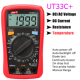 Mult&iacute;metro Digital Manual UNI-T UT33C+ com medi&ccedil;&atilde;o de temperatura - Thumb - 1