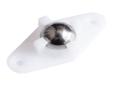 Roda universal W420 com esfera de a&ccedil;o - Imagem 4