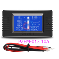 PZEM-013 Testador de Bateria 10A, Volt&iacute;metro e Amper&iacute;metro, Medidor de Energia e Tempo, Imped&acirc;ncia e Capacidade com Bypass Integ