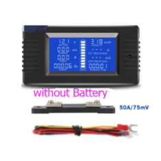 PZEM-015 Testador Digital de Bateria, Amper&iacute;metro e Volt&iacute;metro, Medidor de Energia, Capacidade, Imped&acirc;ncia e Carga Residual, Shu