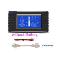 PZEM-015 medidor digital de bateria e energia, amper&iacute;metro, volt&iacute;metro, medidor de capacidade, imped&acirc;ncia, carga residual e shun