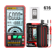 Mult&iacute;metro Digital Smart ANENG 616 Profissional, Vermelho