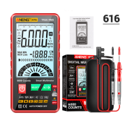 Mult&iacute;metro Digital Smart ANENG 616 Profissional, Vermelho