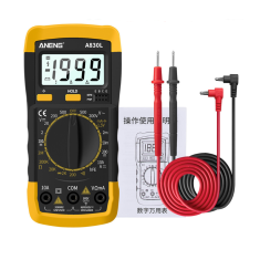 ANENG A830L Mult&iacute;metro Digital Inteligente Profissional Amarelo e Cinza