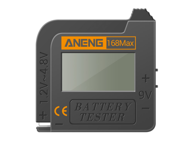 ANENG 168Max Testador Digital de Baterias de L&iacute;tio (sem bateria) - Imagem 1