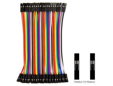 Cabo Dupont f&ecirc;mea-f&ecirc;mea 40 pinos 10 cm 24 AWG - Imagem 3