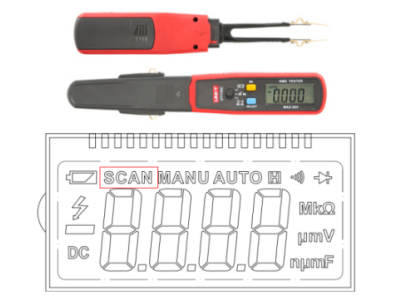 UT116A Mult&iacute;metro de Pin&ccedil;a Rotativa Testador SMD para Resist&ecirc;ncia, Capacit&acirc;ncia, LED, Diodo, Continuidade e Teste de Bateria (se - Imagem 1