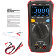 UNI-T UT123 Mult&iacute;metro Digital Port&aacute;til de Bolso, Tens&atilde;o AC/DC, Resist&ecirc;ncia, Temperatura e Fun&ccedil;&atilde;o NCV