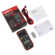 Mult&iacute;metro digital mini inteligente UNI-T UT123D True RMS, faixa autom&aacute;tica, medi&ccedil;&atilde;o de tens&atilde;o AC/DC, amper&iacute;metro, NCV e opera&ccedil;&atilde; - Thumb - 1