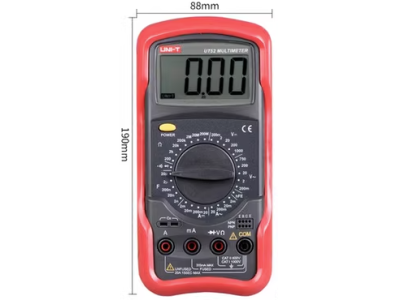 Mult&iacute;metro digital UNI-T UT52, instrumento de medi&ccedil;&atilde;o - Imagem 1
