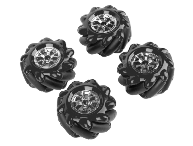 Roda McNamum 60 mm Preta modelo K - Imagem 1