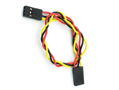 Cabo Dupont f&ecirc;mea-f&ecirc;mea 3 pinos 2,54 mm torcido - Imagem 5