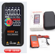 Mult&iacute;metro Digital Inteligente BSIDE S11 9999 contagens LCD 3,5" Anal&oacute;gico Autoranging Preto
