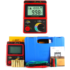 SMART AR907+ Testador Digital de Resist&ecirc;ncia de Isolamento e Medidor de Tens&atilde;o 50V-1000V