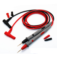 Caneta com ponta agulha banhada a ouro 1000 V 10 A, cabo PVC comprimento total 105 cm