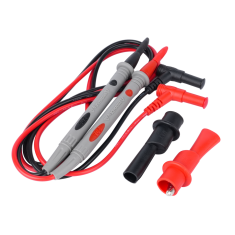 Caneta de Teste 1000V 20A com ponta banhada a ouro, fio PVC e clip jacar&eacute;