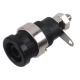 Soquete jack para plug banana 4 mm Tipo B, preto, 12 mm, 1 kV, m&aacute;x. 32 A - Thumb - 1