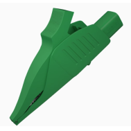 Clip jacar&eacute; verde com conector 4 mm CE CAT III 1000 V, M&aacute;x. 32 A, seguran&ccedil;a e alta confiabilidade