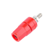 Terminal de Cobre Puro M4x36 Soquete Jack Banana 4 mm 20 A Vermelho - Thumb - 1