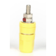 Terminal de Cobre Puro Amarelo M4x36 Borne Banana 4 mm 20 A - Thumb - 1