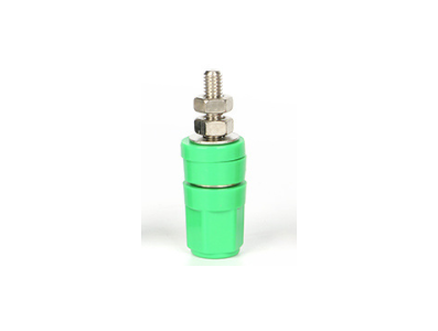 Terminal de cobre puro M4x36 verde, soquete jack banana 4 mm 20 A - Imagem 1