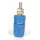 Terminal banana 4 mm azul M4&times;36 em cobre puro 20 A - Thumb - 1