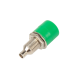 Soquete banana 4 mm verde para painel 7,5 mm - Thumb - 1