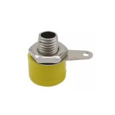 Soquete banana 4 mm amarelo para painel 312, Instrumentos de Medi&ccedil;&atilde;o