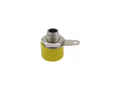 Soquete banana 4 mm amarelo para painel 312, Instrumentos de Medi&ccedil;&atilde;o - Imagem 1