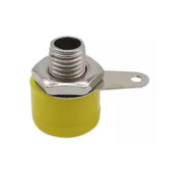 Soquete banana 4 mm amarelo para painel 312, Instrumentos de Medi&ccedil;&atilde;o