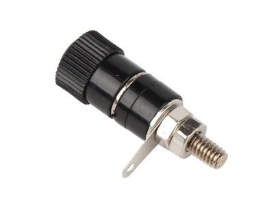 Soquete banana Jack JS-910B Preto 4 mm e 8 mm - Imagem 1