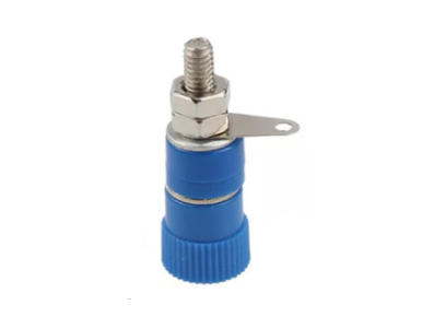 Soquete Jack Banana JS-910B Azul 4 mm / 8 mm - Imagem 1