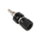 Soquete banana preto S4828 em lat&atilde;o M4, 24 A, 30 a 60 V - Thumb - 1