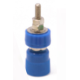 Soquete banana S4828 em lat&atilde;o azul M4 24 A 30 a 60 V - Thumb - 1