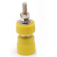 Soquete banana S4828 M4 lat&atilde;o amarelo 24A 30-60V - Thumb - 1