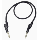Cabo banana duplo 4 mm 1 m 15 A preto - Thumb - 1