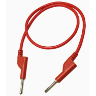 Cabo banana duplo 4 mm 1,5 m vermelho 15 A