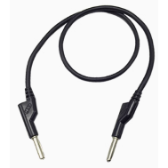 Cabo banana duplo 4 mm 1,5 m 15 A preto