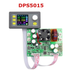 M&oacute;dulo Fonte DC Buck RD DPS5015 CV/CC com Comunica&ccedil;&atilde;o, Display LCD e Volt&iacute;metro 50V 15A