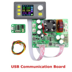 M&oacute;dulo Fonte CC RD DPS5015 CV/CC conversor Buck step-down com comunica&ccedil;&atilde;o e volt&iacute;metro LCD 50V 15A