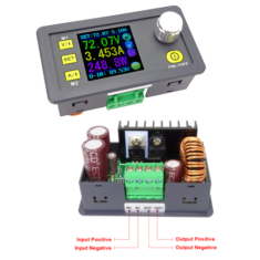 RD DPS8005 M&oacute;dulo Fonte Conversor Buck Program&aacute;vel 80V 5A com Volt&iacute;metro e Amper&iacute;metro, Sa&iacute;da CV/CC