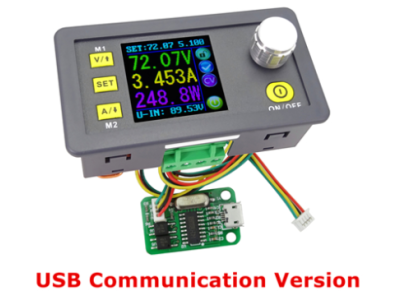 RD DPS8005 M&oacute;dulo Fonte CC conversor buck program&aacute;vel de tens&atilde;o e corrente constantes 80V 5A com volt&iacute;metro e amper&iacute;metro - Imagem 1