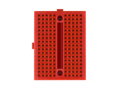 Mini Breadboard SYB-170 170 pontos vermelha com conectores - Imagem 1