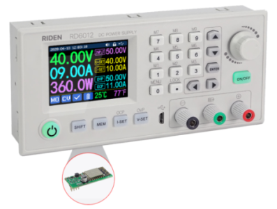 RD RD6012-W USB WiFi M&oacute;dulo Fonte DC-DC Step Down Conversor Buck com Vol&iacute;metro/Mult&iacute;metro 60V 12A - Imagem 1