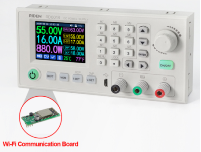 RD RD6018-W M&oacute;dulo Buck DC-DC com USB e WiFi, mult&iacute;metro, 60V 18A e fonte AC-DC 800W - Imagem 1
