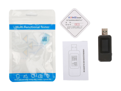 Testador USB KWS-MX18L, tela colorida, preto, instrumento de medi&ccedil;&atilde;o - Imagem 1