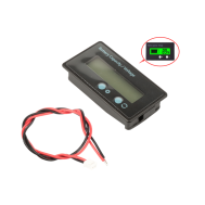Indicador de N&iacute;vel de Carga 12V a 84V GY-6GS, Display Verde para Baterias de L&iacute;tio e Chumbo-&aacute;cido