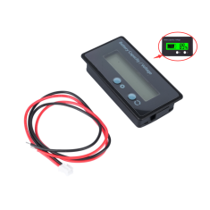 Medidor de energia GY-6GS para baterias 12&ndash;84V, 3&ndash;24 s&eacute;ries, display verde com autoajuste