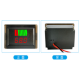 Volt&iacute;metro &agrave; prova d'&aacute;gua azul 12-60 V com display duplo e identifica&ccedil;&atilde;o autom&aacute;tica - Thumb - 1
